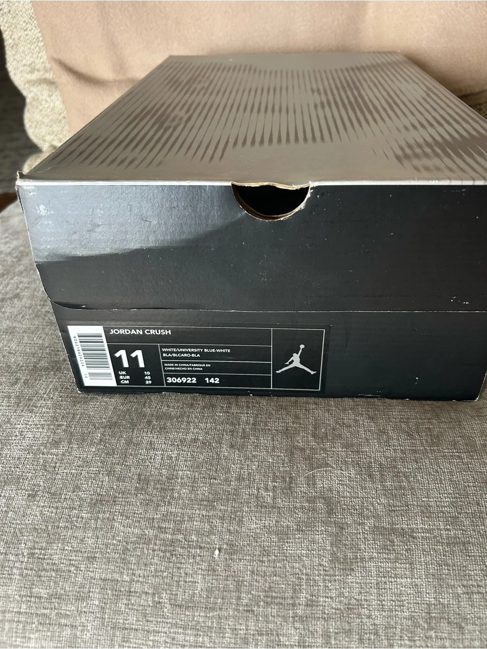 Jordan University Blue and White Vintage Sneakers. Size 11. New in box Deadstock